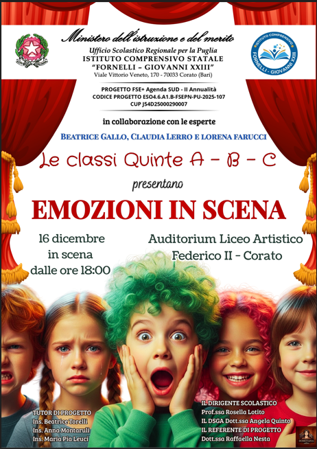 Emozioni in scena (V A-B-C)