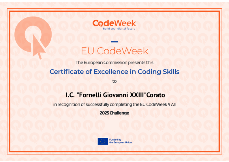 Eccellenza nel Coding: il nostro Istituto riceve il Certificato Europeo!